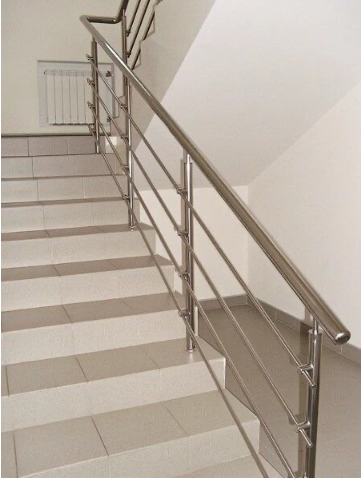 Rampe d'escalier aluminium