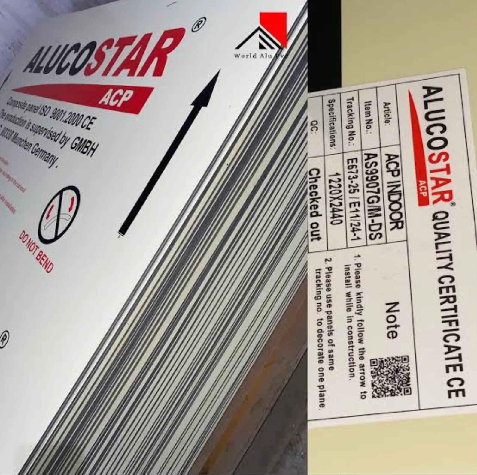 Panneaux AlucoStar ACP certifiés CE
