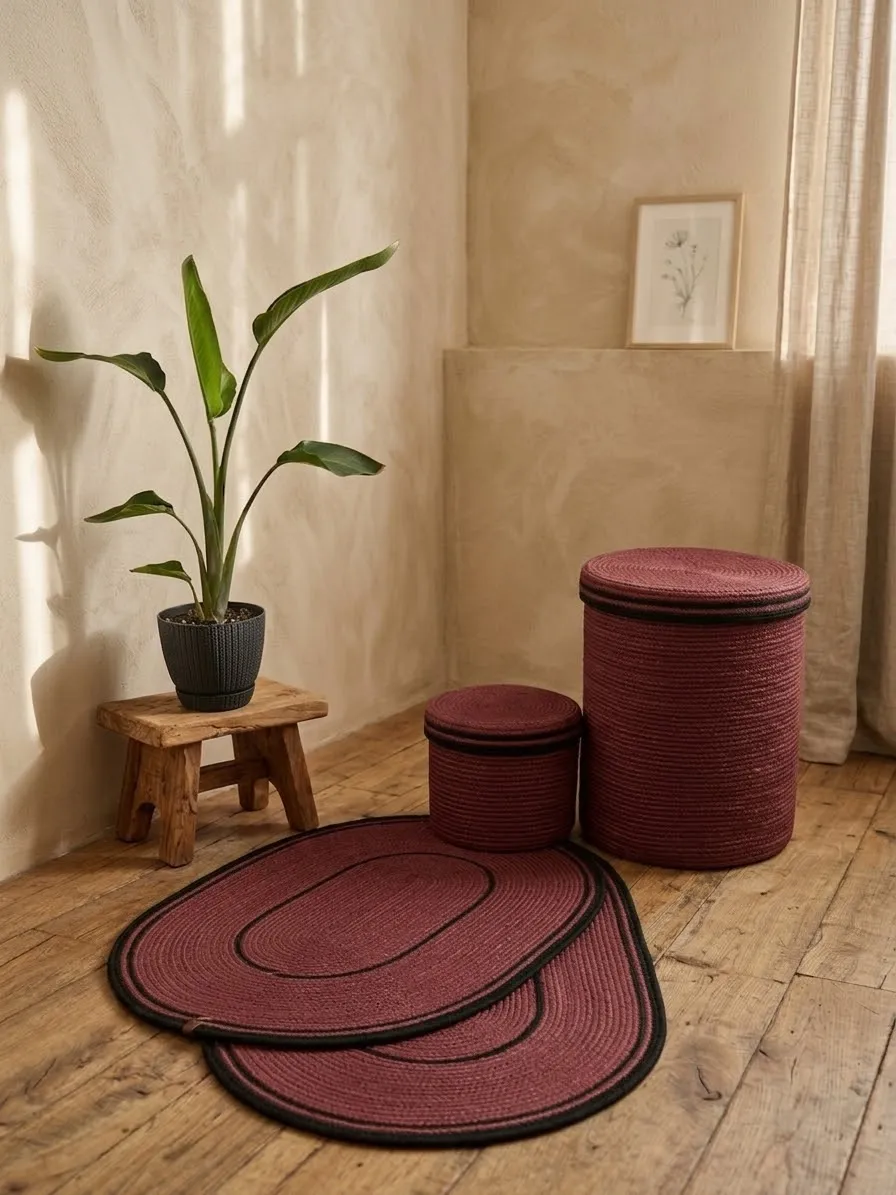 Ensemble Kenzi de paniers et tapis, vue six