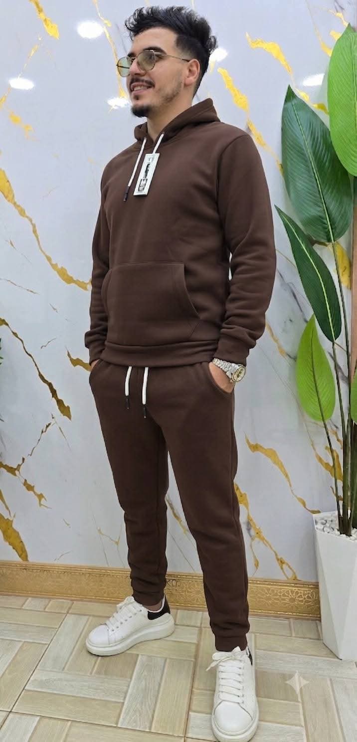 Ensemble à capuche marron LOWE